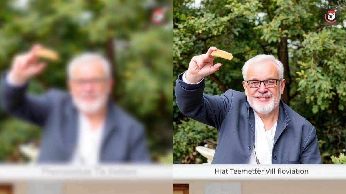 Comparison side-by-side showing a blurry, misaligned screenshot next to a sharp, correctly formatted JPG output from a professional converter Comparison side-by-side showing a blurry, misaligned screenshot next to a sharp, correctly formatted JPG output from a professional converter
