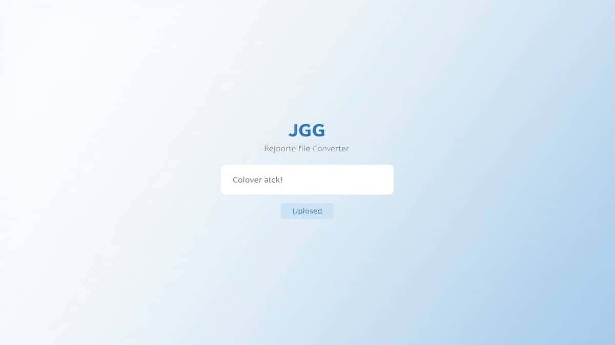 modern online file converter interface showing jpg upload area with clean minimalist design