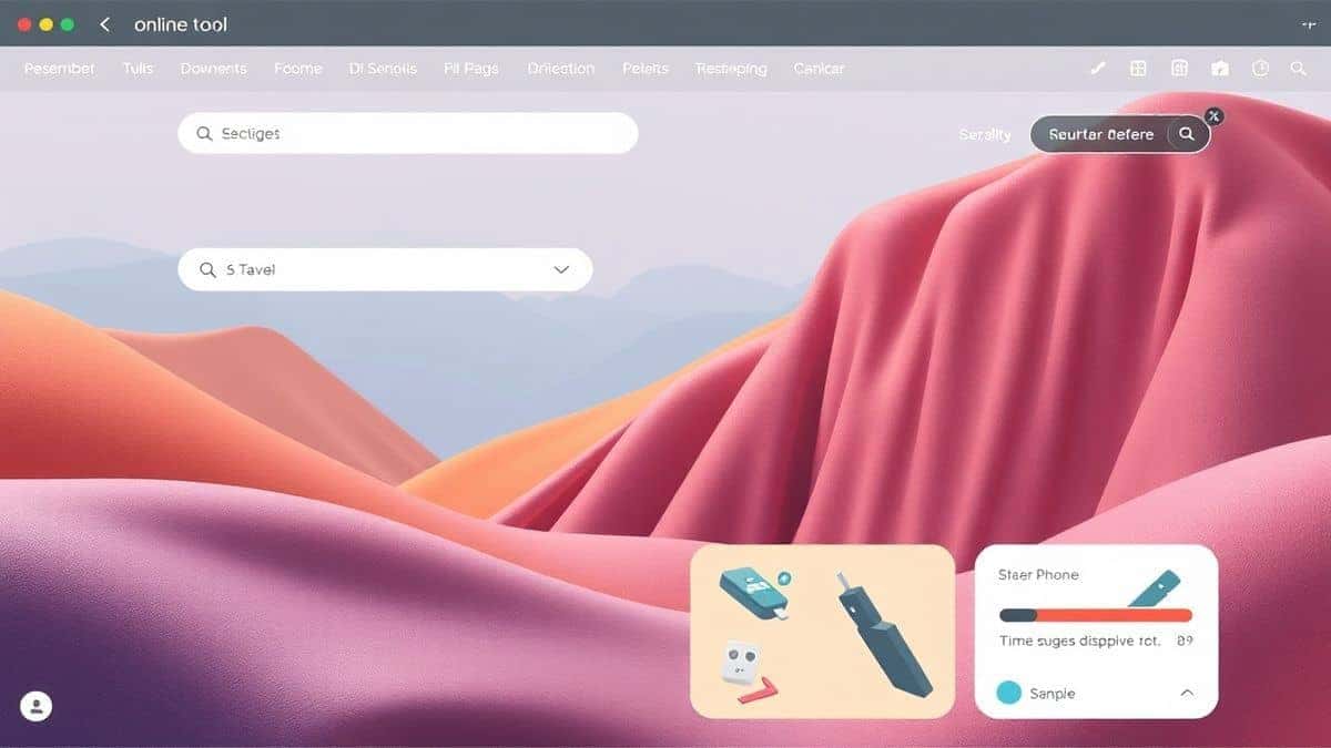 modern online image converter interface with WebP to GIF conversion options, clean minimalist design with upload area